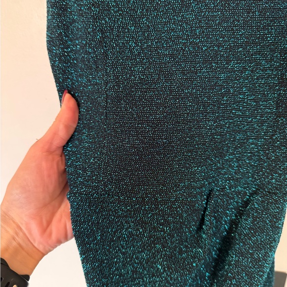 Lulu’s Metallic Teal Bodycon Dress Size XS - Picture 12 of 16